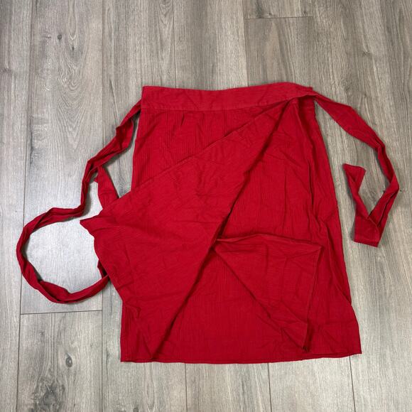 J Crew Airy Gauze Side Tie Cotton Sarong US Women's L New - Picture 3 of 7